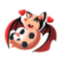 Bat Dragon Cuddle Animated Sticker  - Legendary from Premium Sticker Pack